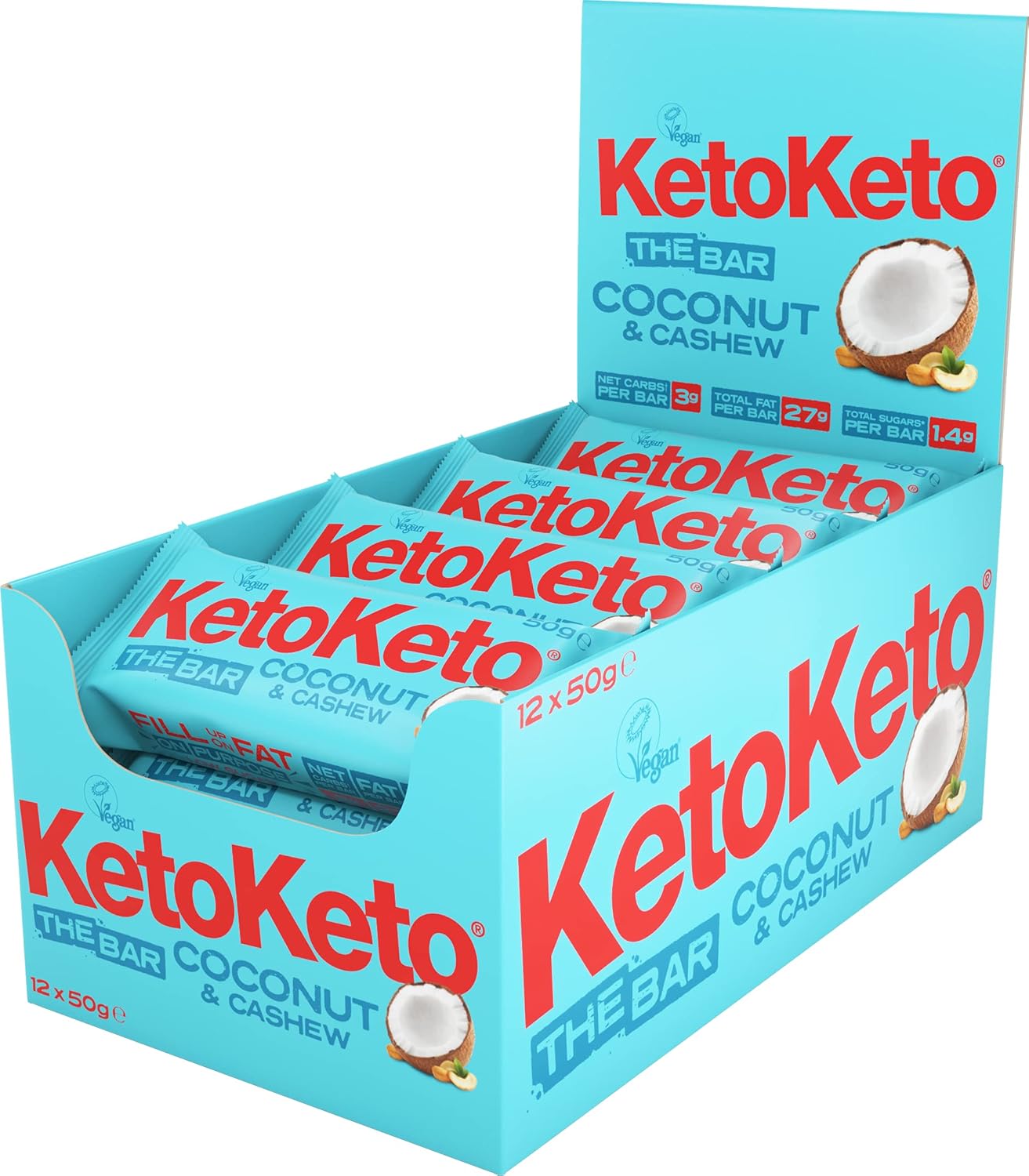 KetoKeto Bar 12x50g