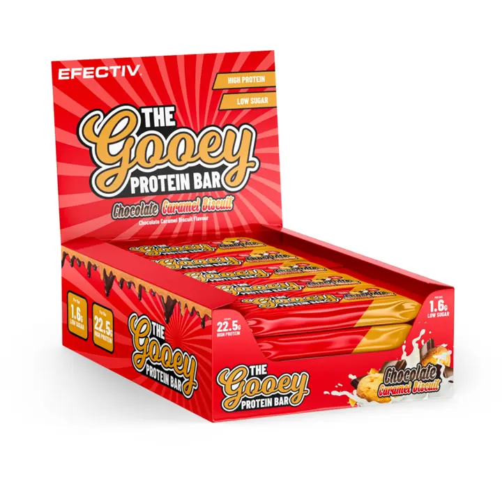 Efectiv Nutrition The Gooey Protein Bar 12x65g