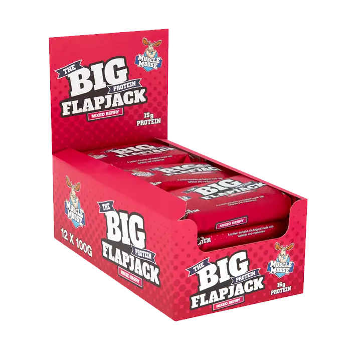 Muscle Moose Big Protein Flapjack 12x100g
