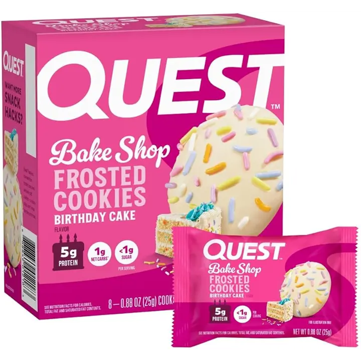 Quest Nutrition Bakeshop Frosted Cookie 8x25g