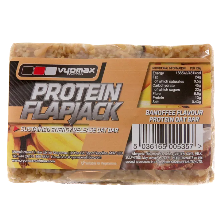 Vyomax Nutrition Protein Flapjacks 12x100g